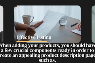 create and optimize amazon fba product listings with SEO