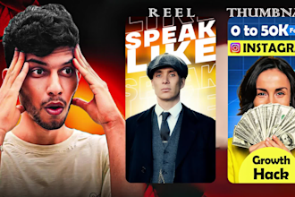 create instagram reel thumbnail and reel cover design