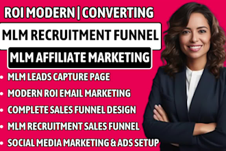 mlm promotion, mlm sales funnel, mlm promotion, mlm affiliate recruitment funnel