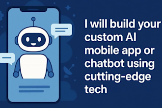 build your custom ai mobile app, web app, saas, or chatbot with latest edge tech