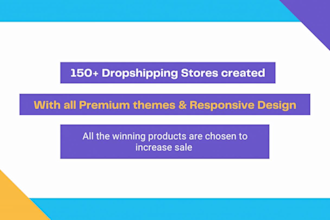 build shopify store or one one product shopify store