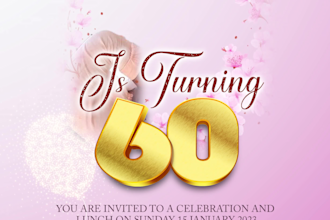 design amazing motion birthday or wedding invitation