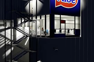 do 3d animation video, 3d factory animation, industrial technical animation