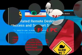 remove virus, repair computer , fix issues , install application