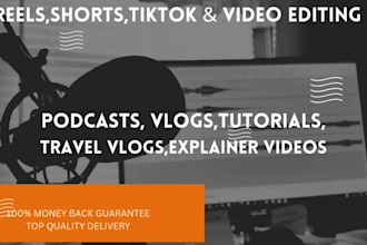edit your shorts, vlogs, tiktok videos and reels