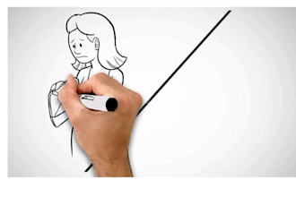 create 2dexplainer video whiteboard animation flipbook pencilsketch doodle video