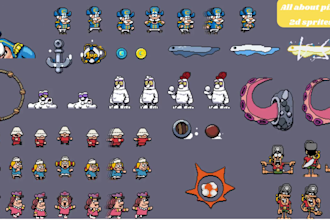 design pixel art avatars pets twitch emotes pixel spritesheets art animation