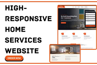 design handyman roofing plumbing solar cleaning contractor remodeling website