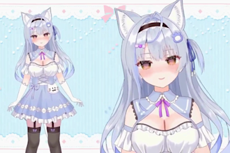 draw and rig live 2d vtuber model 3d vtuber commission vtuber art anime art