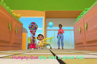 create 2d custom animation for kids and children songs
