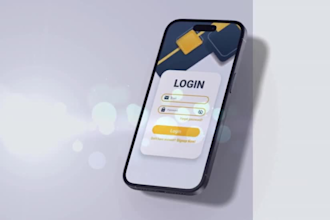 design login and signup screens for your android app