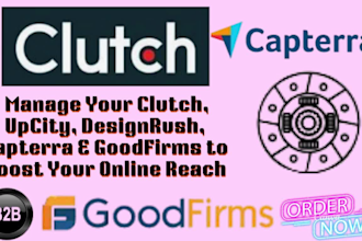 boost your online reach by managing clutch, upcity, designrush and more