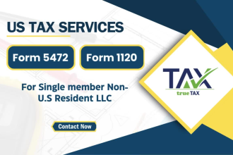 file and fax US tax forms 5472 and 1120 for single member llc