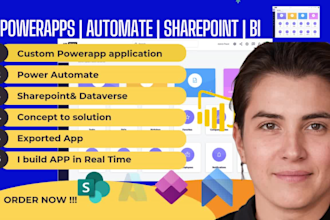 develop powerapps power automate sharepoint solutions microsoft platform bi