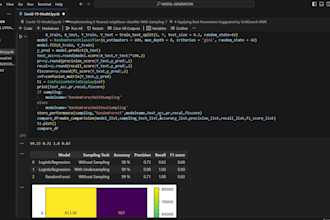 do python projects, computer vision, machine learning