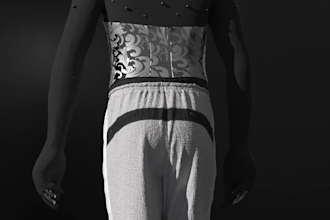 create 3d fashion animation, 3d garment design, clothing product,3d cloth design