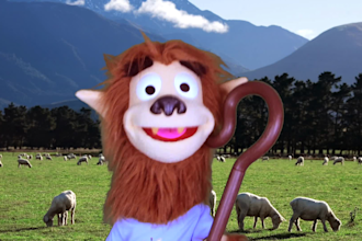 have scotty the wolf create a custom puppet video