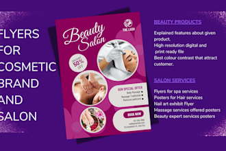 design beautiful modern flyers for your business