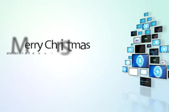create this fantastic new year and christmas intro