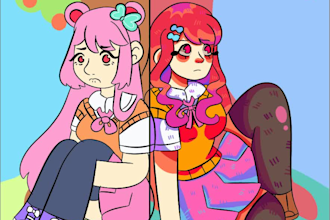anime or cartoon sfw and nsfw style