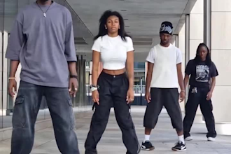 create an epic tiktok dance video afro, hip hop, break dance  group choreo