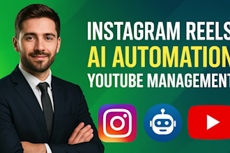 do instagram reels ai automation social media management youtube videos