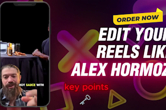 edit your reels, shorts, tiktoks like alex hormozi style hooks