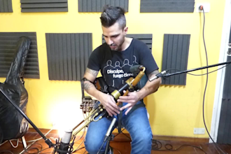 record irish uilleann bagpipes for your song