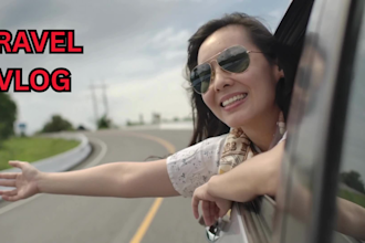 be your professional youtube video editor for travel video, vlog editing