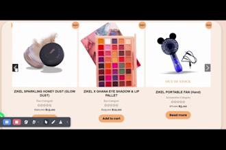design cosmetic website cosmetic shopify store cosmetic store