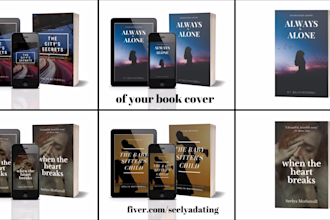 convert or design your book cover into 3d with free mockup