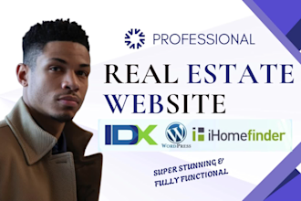 real estate website real estate idx website idx broker integration mls