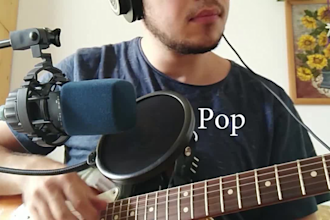 play electric or acoustic guitar for your song