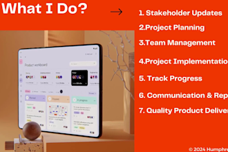 perfectly do project management  for you