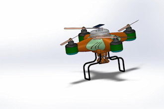 create a hybrid fishing drone