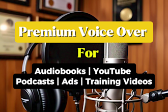 create human like ai voice over for youtube or other project