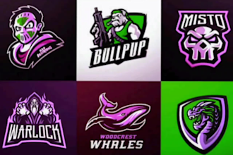 design gaming mascot sports logo
