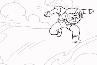 draw 2d line art animation pencil sketch line art 2d hand drawn, frame by frame