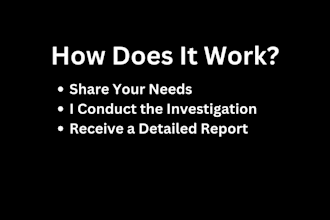 expert private investigation services for individuals or companies worldwide