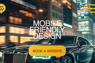 create taxi booking website, airport transfer website