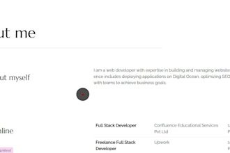 build a modern, responsive react portfolio website