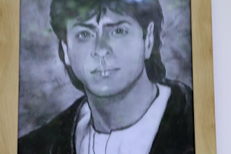 draw pencil sketch portrait from photo with time lapse video