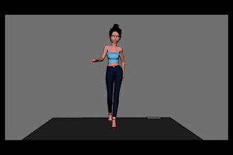 3d female tattooed character,game human model, dayz,ue5,3d roblox model,nsfw art