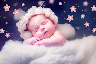 make lullaby video for babies, relaxing music, video, nursery rhyme, meditation