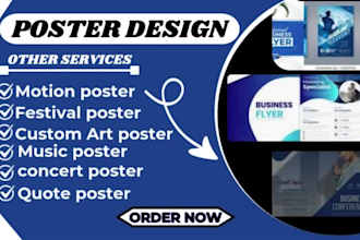 stunning motion, festival, music and custom art posters