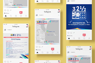 create custom instagram posts templates for a beautiful feed