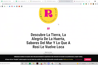 design a website for restaurants