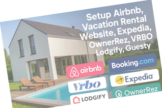 setup airbnb, vacation rental website, expedia, ownerez, vrbo, lodgify, guesty