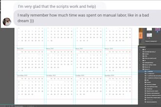write a script for adobe indesign for you