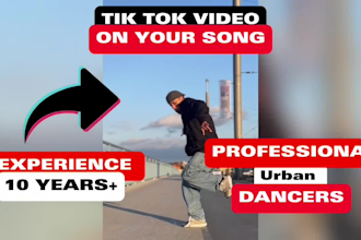 record tiktok solo dance video and use your tiktok sound